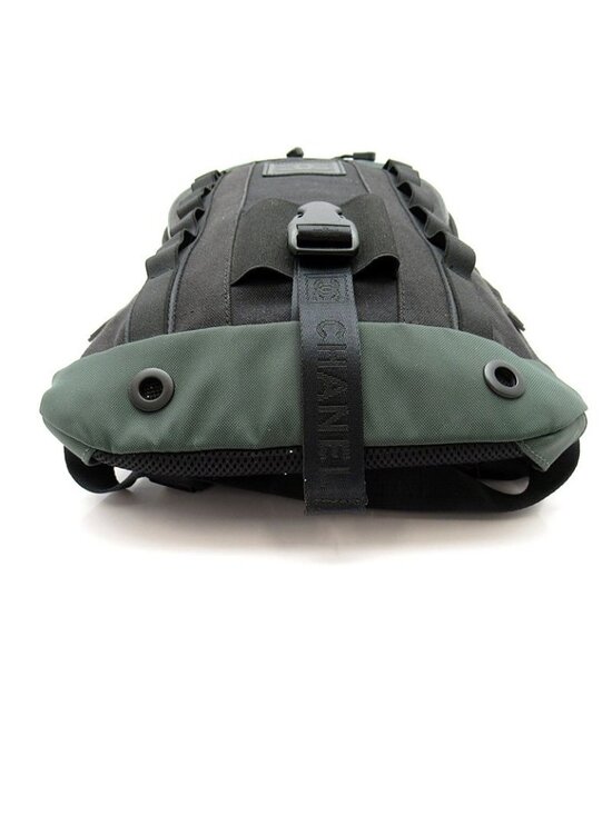 Chanel Sportsline Backpack Nylon Black Green main image 4
